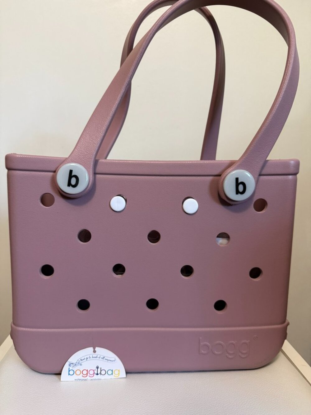 Bitty Bogg Bag Dusty Rose/ Mauve Pink NWT